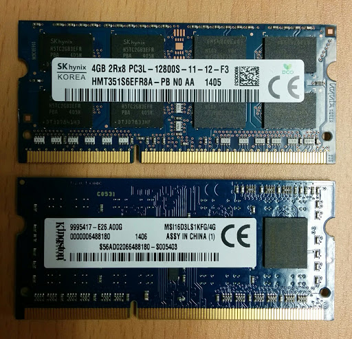 Ram laptop 4GB DDR3L buss 1600