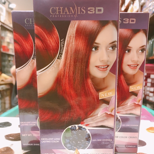 Với thuốc nhuộm tóc Chamis 3D, bạn sẽ được cập nhật phong cách mới nhất chỉ bằng một lần nhuộm. Màu sắc tuyệt đẹp và độ bền cao sẽ giúp bạn tự tin hơn trong cuộc sống.