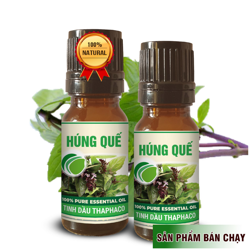 Tinh Dầu Húng Quế Đặm Đặc Nguyên Chất 10ml Thaphaco