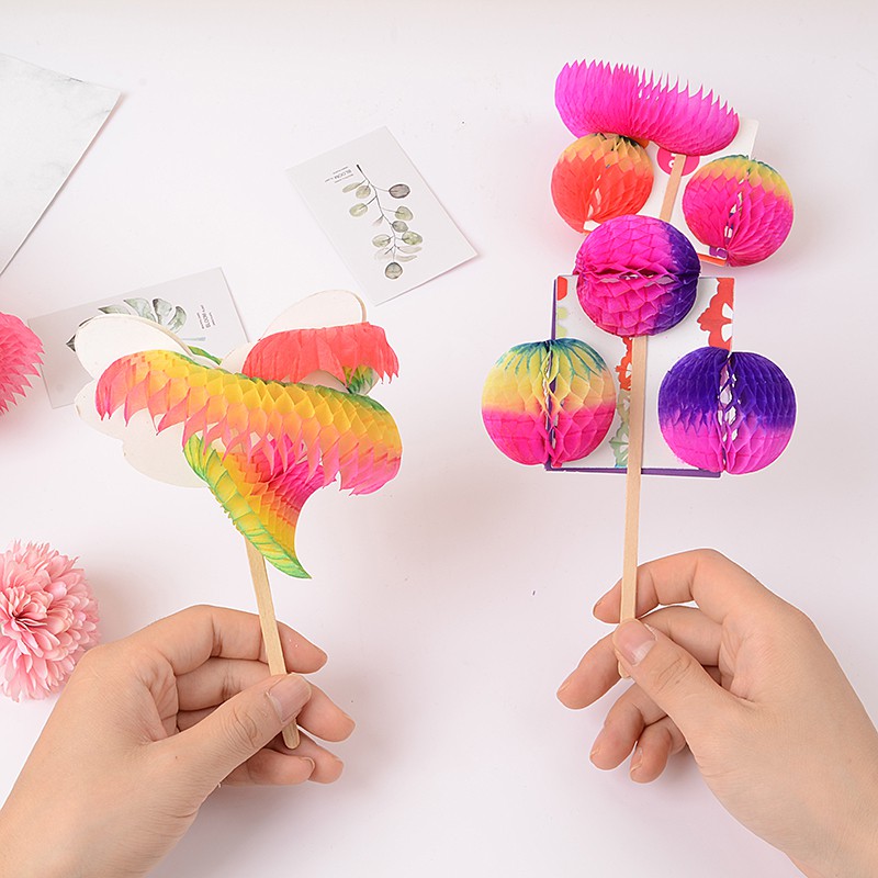 (ĐỘC LẠ) Đồ Chơi Hoa Giấy Lật Cầm Tay
