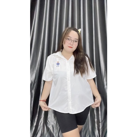 Sơmi thêu gấu Bigsize ( Ảnh thật shop chụp  )