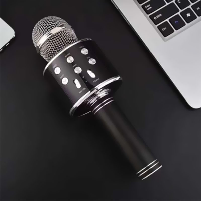 Mic Karaoke  Micro Karaoke kèm Loa Bluetooth 3 trong 1 【Mi Watch miễn phí】