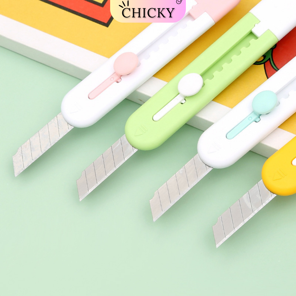 Dao rọc giấy mini Chicky nhiều màu cute dễ thương
