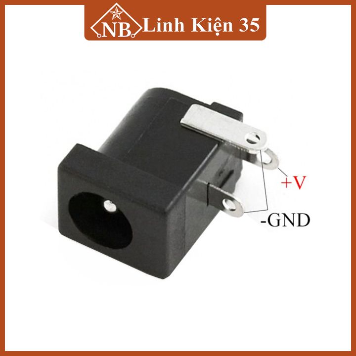 Jack DC Cái 3.5x1.5 làm mạch điện tử