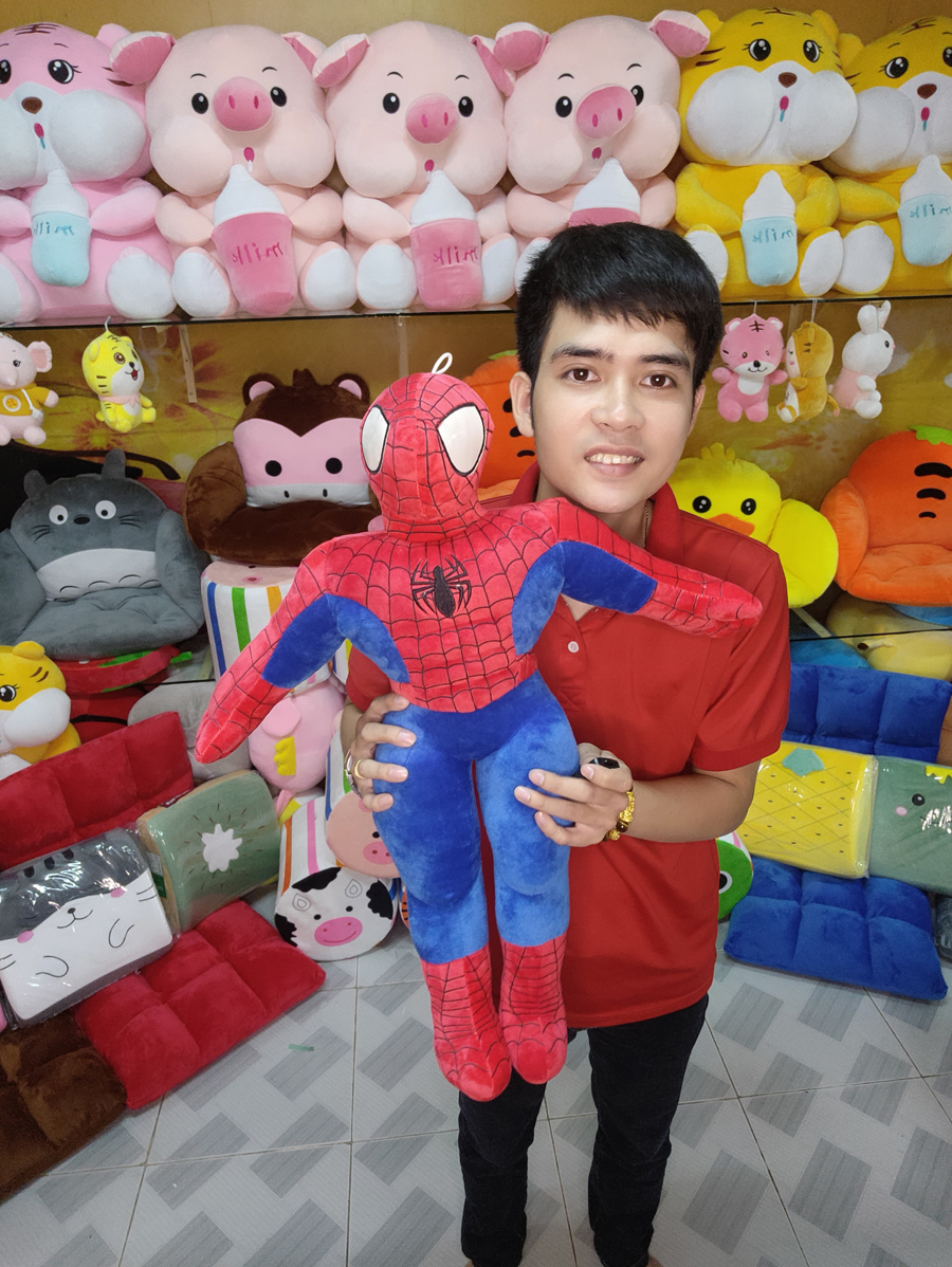 Gấu Bông Người Nhện Quà Tặng Cho Bé