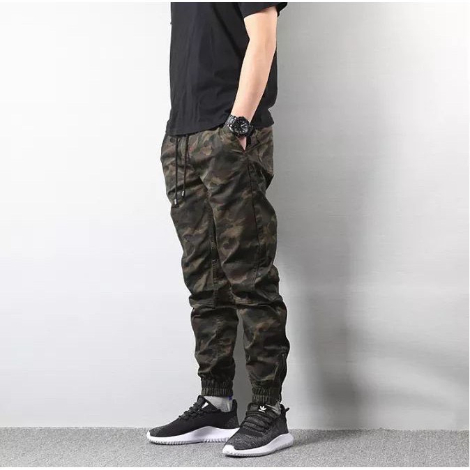 [Hoàn Tiền 15%] Quần Jogger Lính Rằn Ri Mẫu Mới Cực Chất