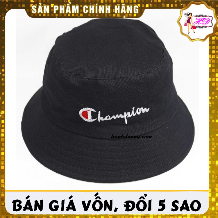 [HCM][XÃ HÀNG] MŨ BUCKET TAI BÈO NAM NU GIA RE C.H.A.M.P.I.O.N CHỐNG NẮNG TỐT