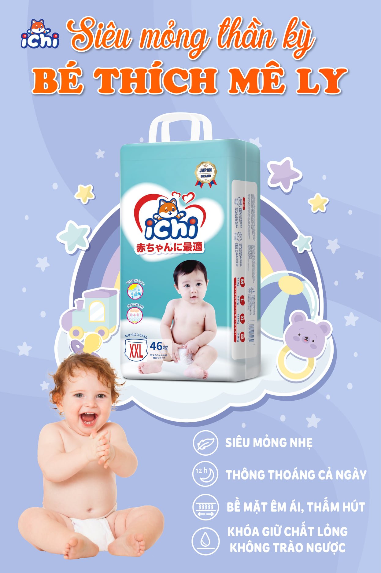Bỉm ICHI Xuất Nhật