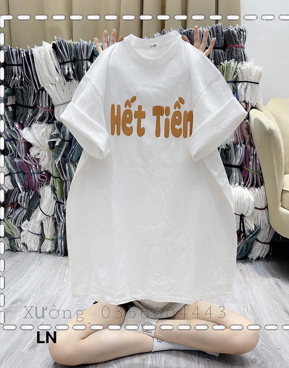 [freship] Áo phông hết tiền  Chất cotton su,ln