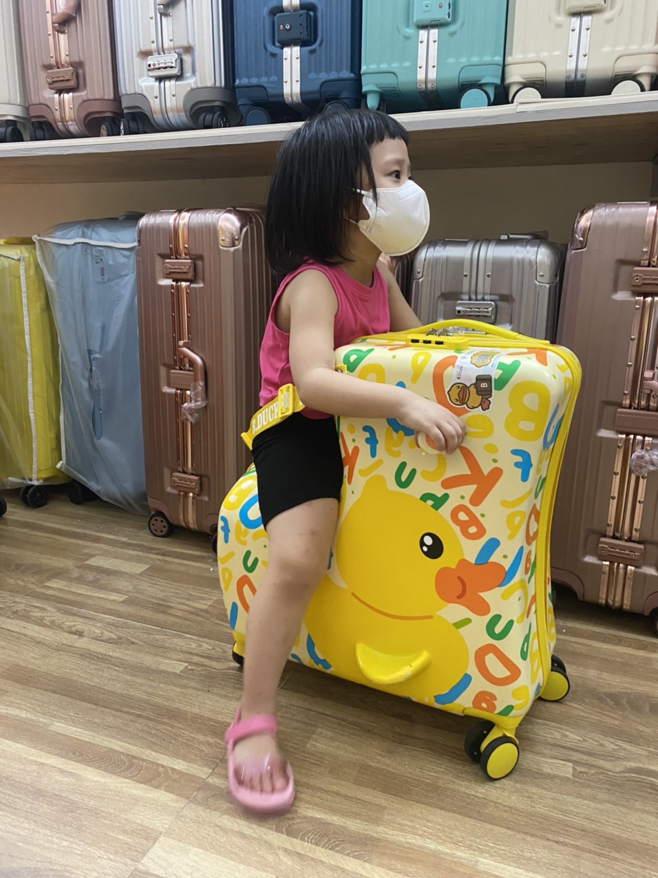 Vali bduck vịt chính hãng siêu kute