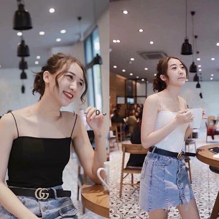 ÁO 2 DÂY SỢI COTTON CAO CẤP, ÁO HAI DÂY NỮ