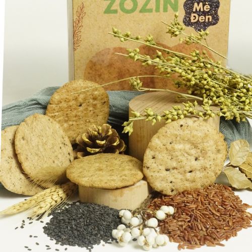 Bánh gạo lứt OHSAWA ZOZIN vị Mè Đen