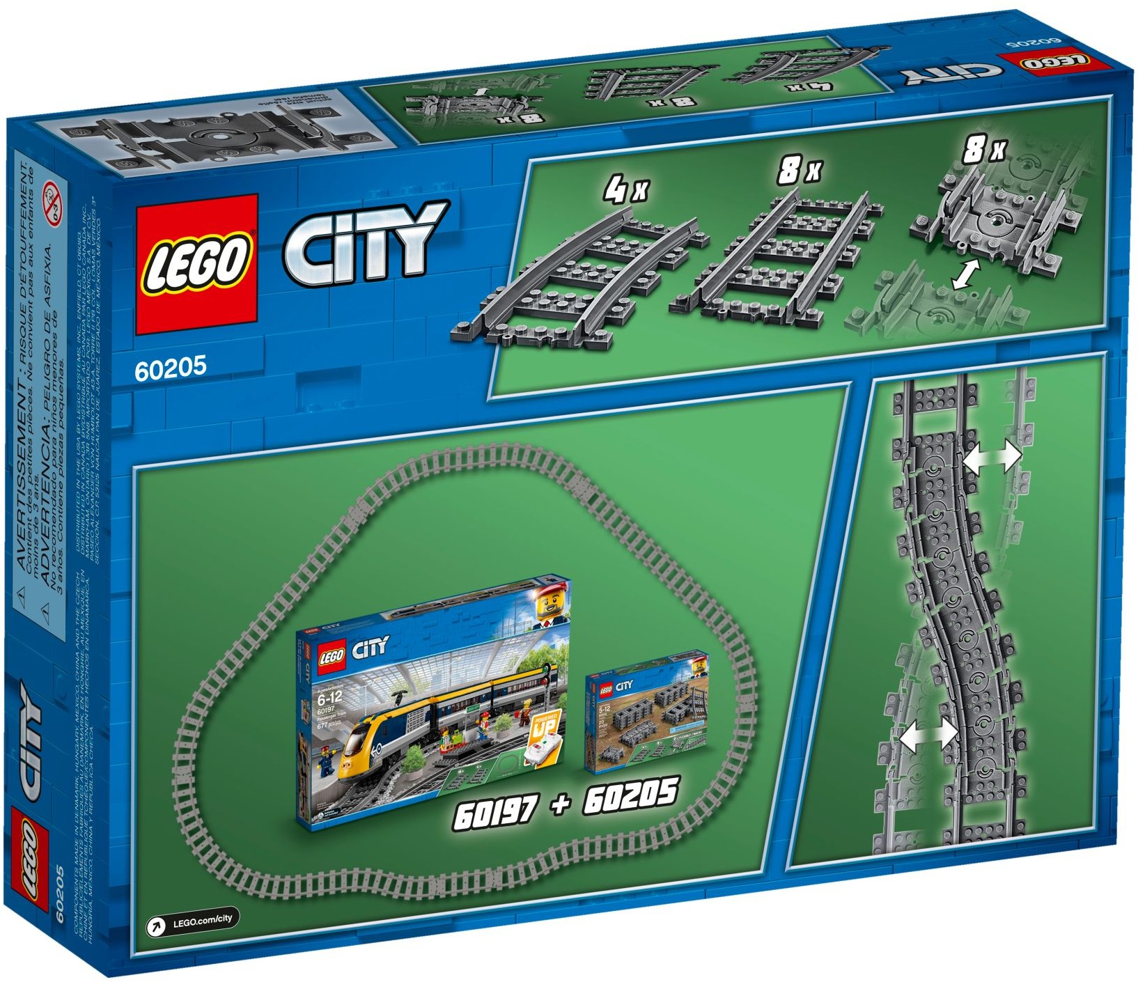 LEGO City 60205 Bộ đường ray xe lửa