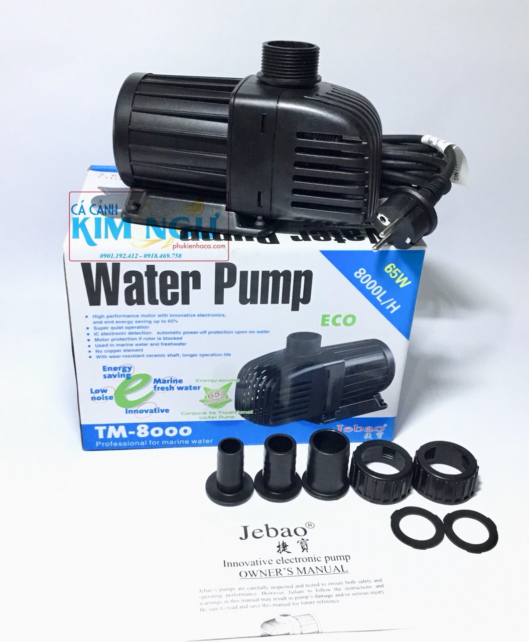 Máy Bơm Nước Hồ Cá JEBAO TM 8000 (65W) TM8000