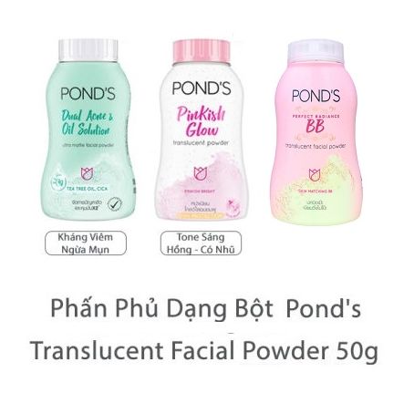 Phấn Phủ Siêu Mịn Pond Pinkish Glow Translucent Powder 50g