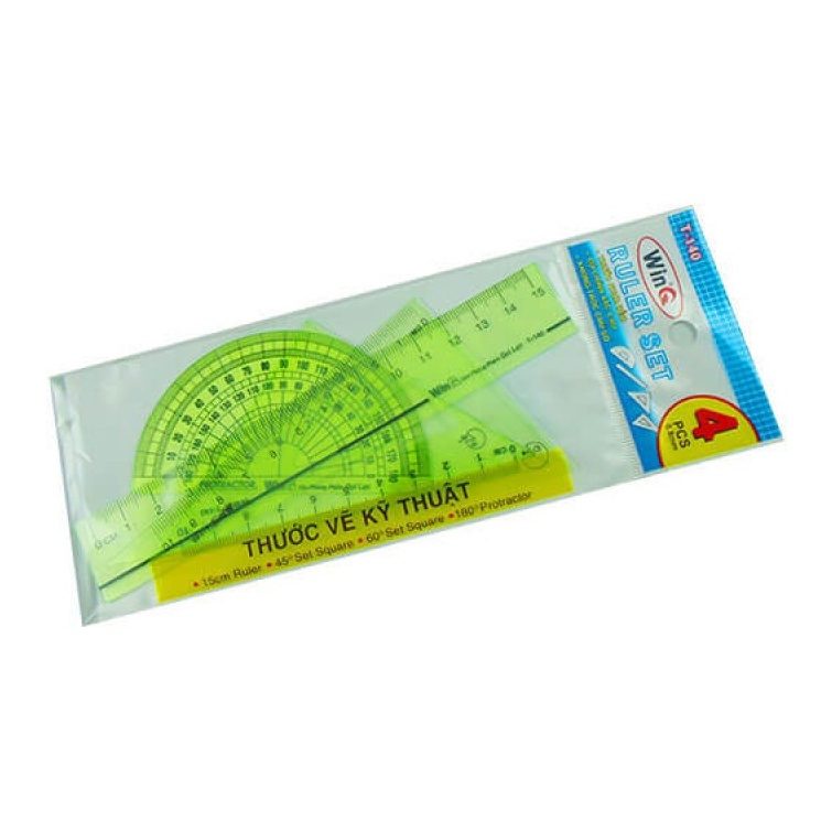 Bộ thước winq-t140 dành cho học sinh