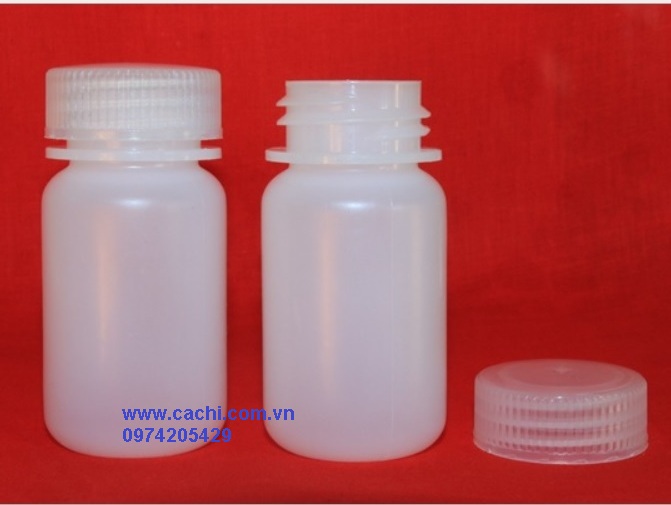 Chai nhựa PP 60ml dùng cho phòng thí nghiệm