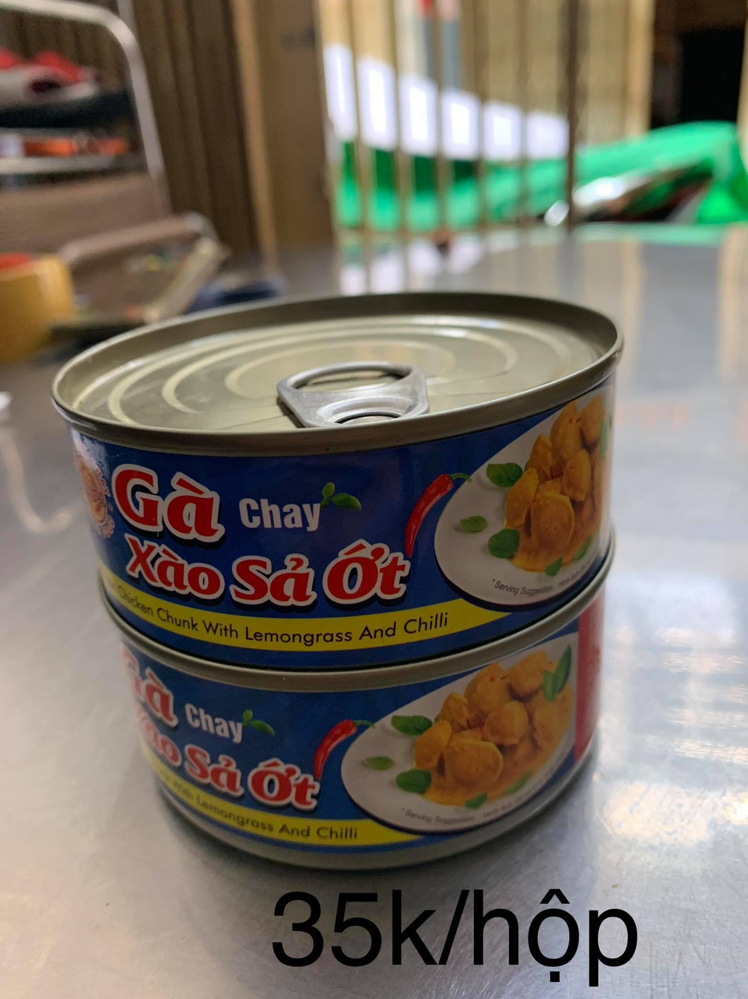 Gà Chay Xào Xả Ớt - Hộp 100g