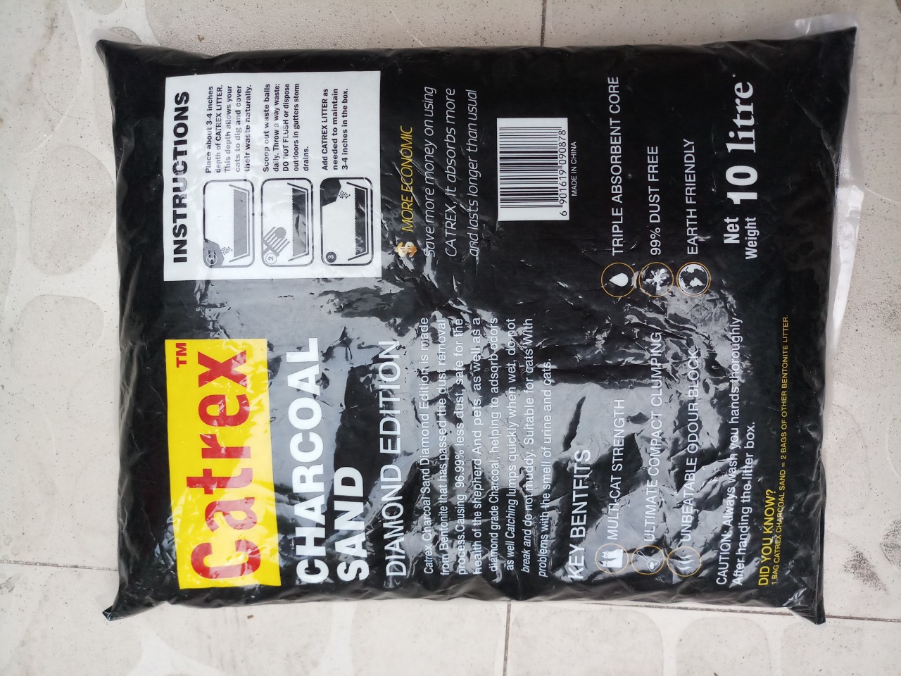 Cát vệ sinh cho mèo Charcoal Sand 5L (4 mùi hương)