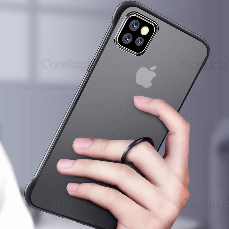 ỐP LƯNG IPHONE 11 PRO MAX NHÁM MỜ NỬA CẠNH SIÊU MỎNG
