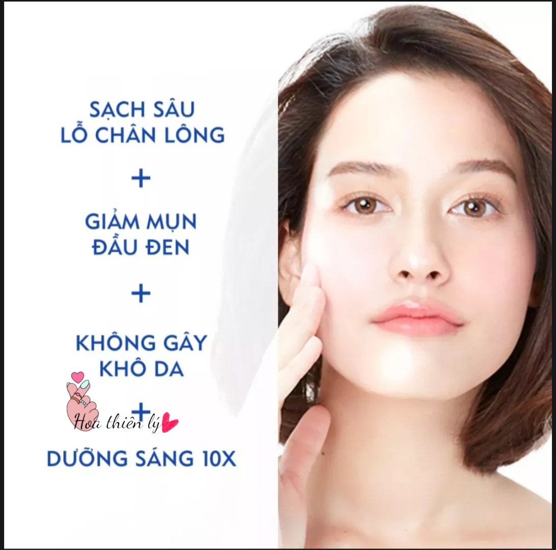 Sữa rửa mặt NIVEA Pearl White giúp trắng da ngọc trai (100g)