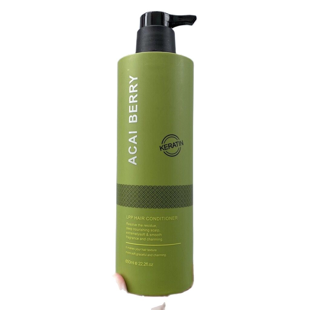 [HCM]Keratin LPP Acai Berry kem phục hồi tóc hư tổn nặng mềm mượt ( Pháp ) 650ml ( NEW 2020 )