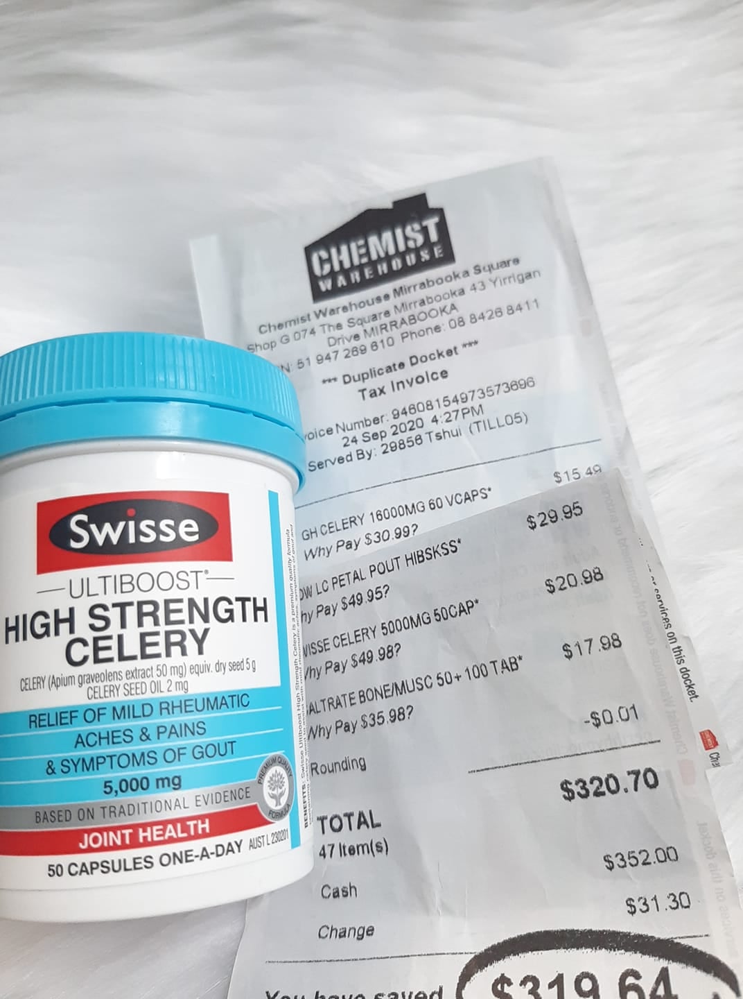 Gout Swisse High Strength Celery 5000mg