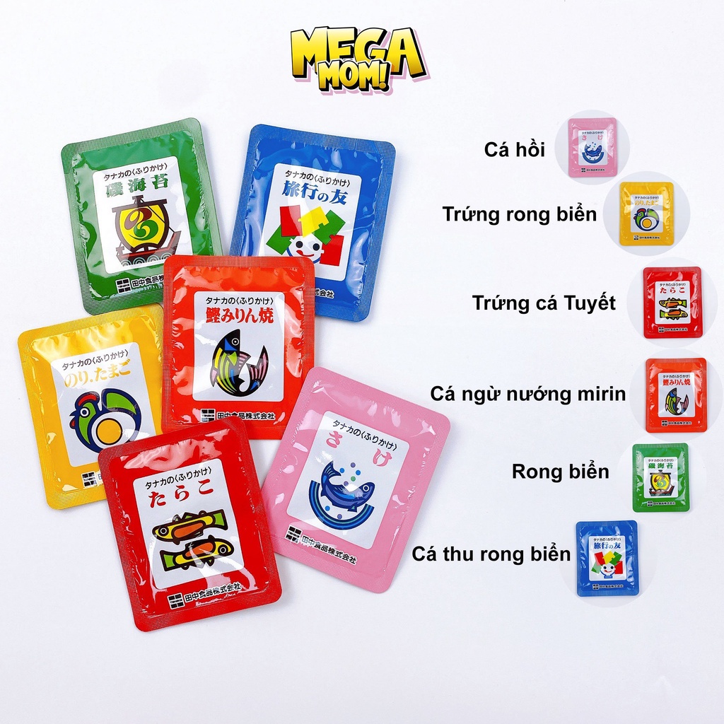Gia vị rắc cơm Furikake Nhật Bản cho bé