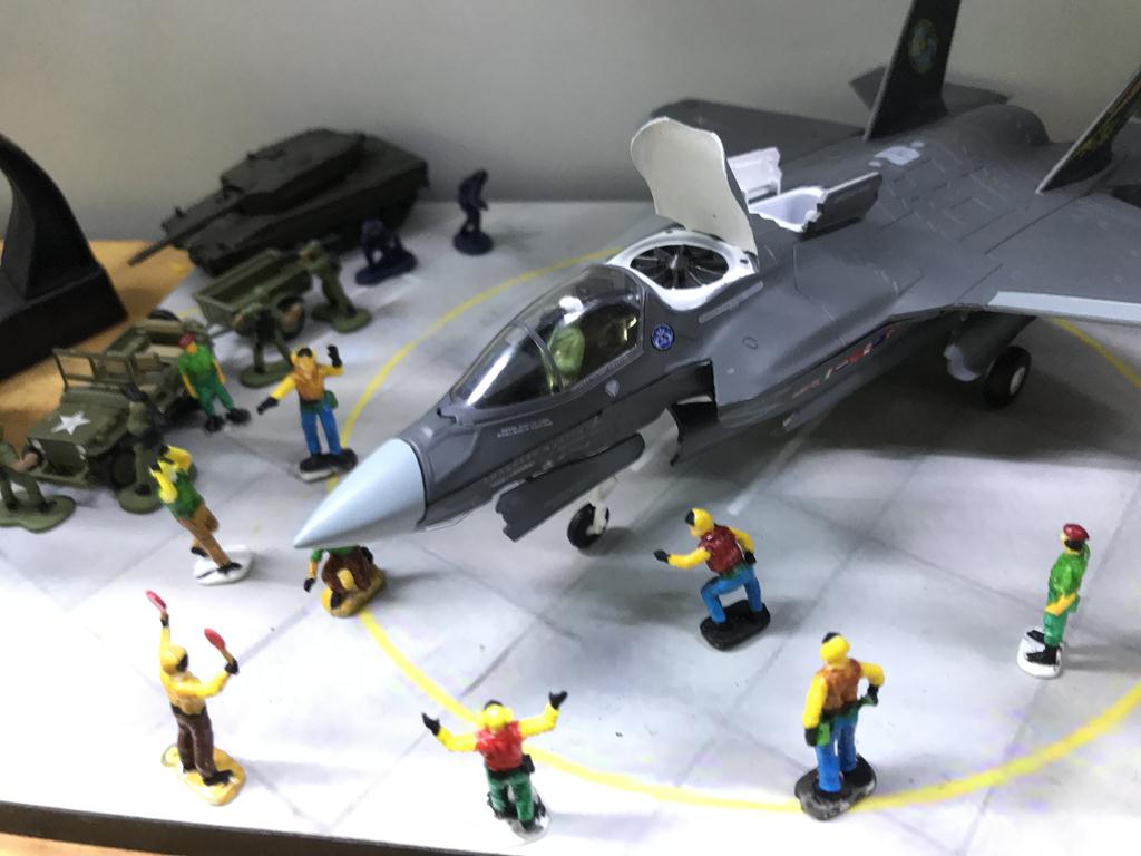 [HCM]MÔ HÌNH Nhân vật Phi đội sân bay mặt đất 1:72