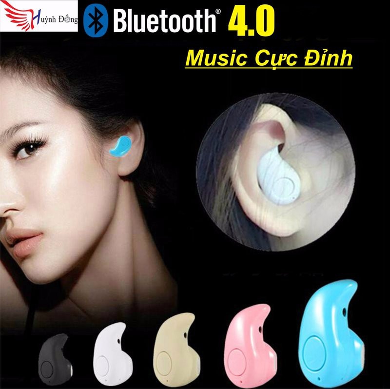 Tai Nghe Bluetooth Nano Siêu Nhỏ Gọn Nhiều Màu