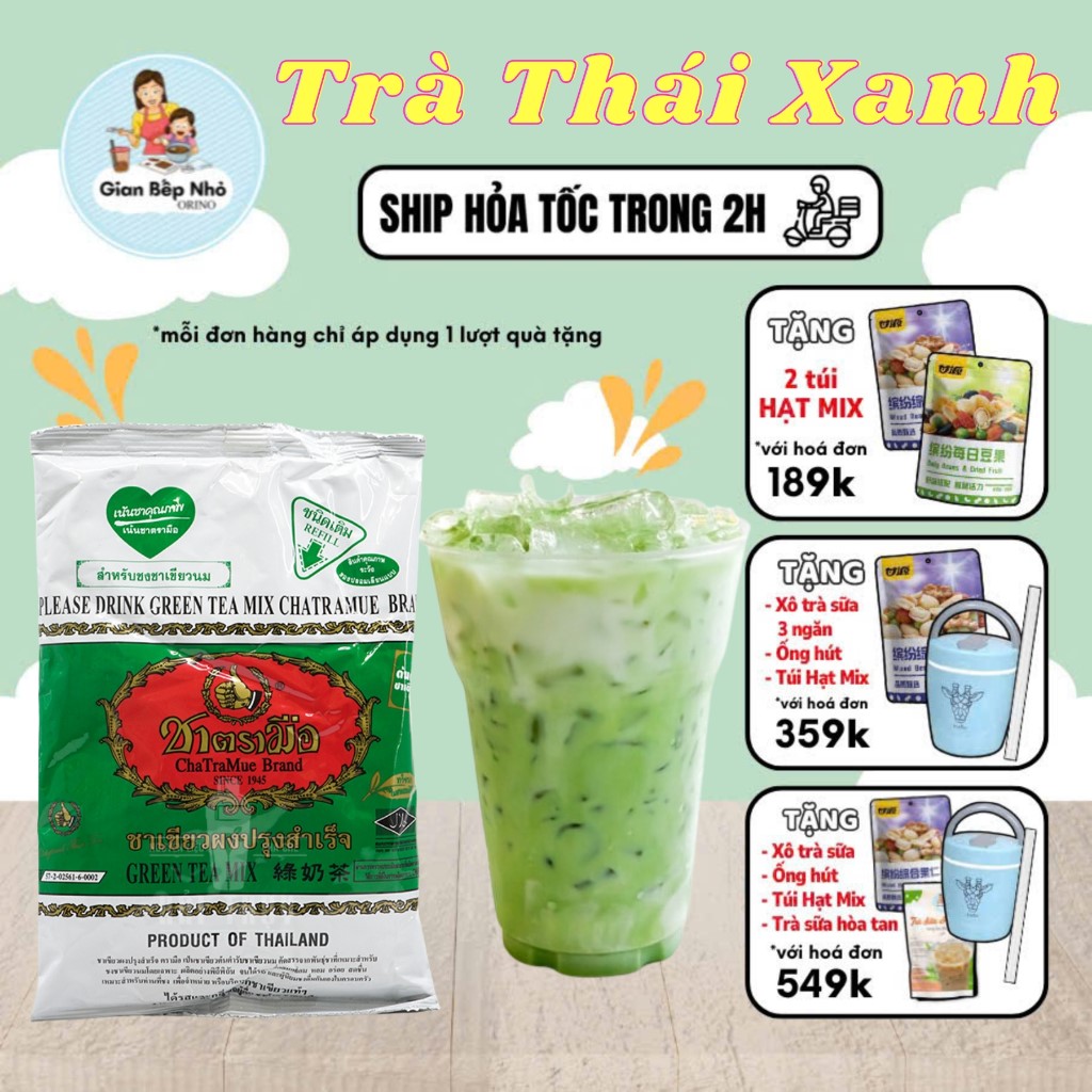 Trà Thái Xanh Thái Lan (100g-200g)
