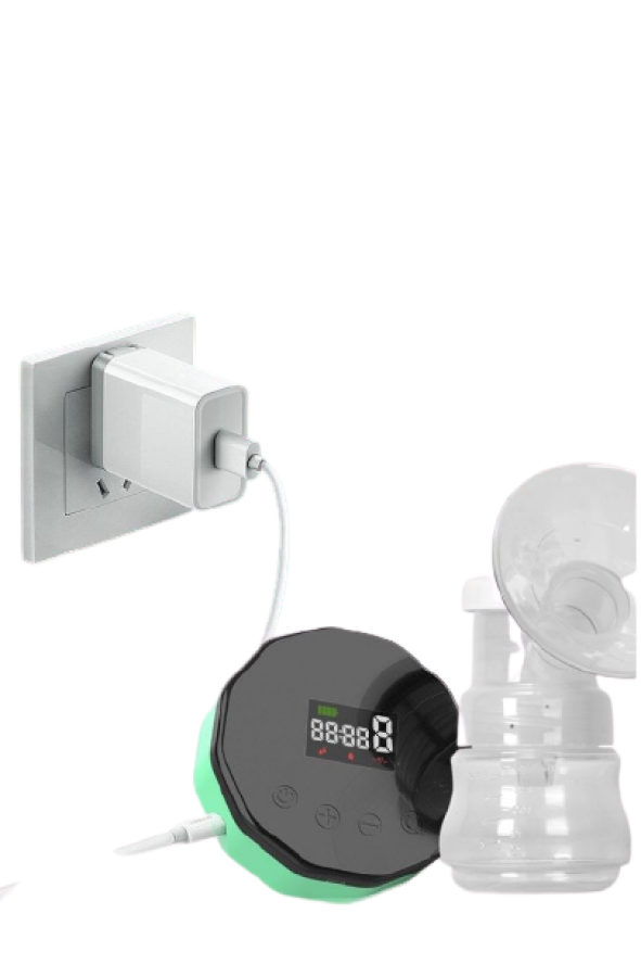 [Sạc Pin Tiện Lợi]Máy Hút Sữa Điện Đôi ROZABI Basic Plus (Massage Êm Ái-Hút Kiệt Sữa-Bảo Hành 1 Năm)