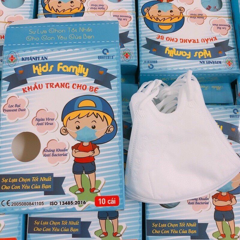 Khẩu trang trẻ em 4 lớp Khánh An