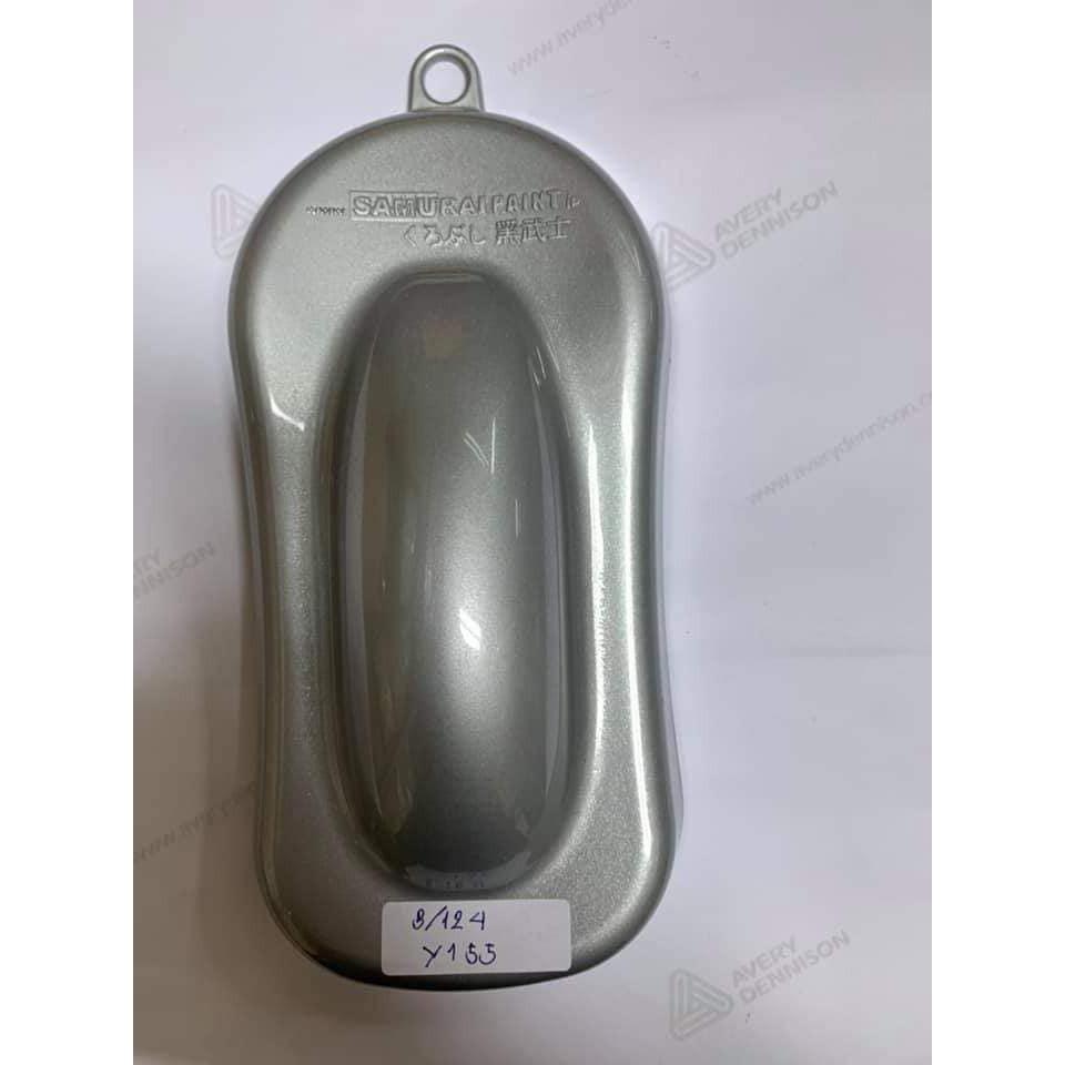 Sơn xit Samurai Y155 màu bạc pha lê Crystal Silver