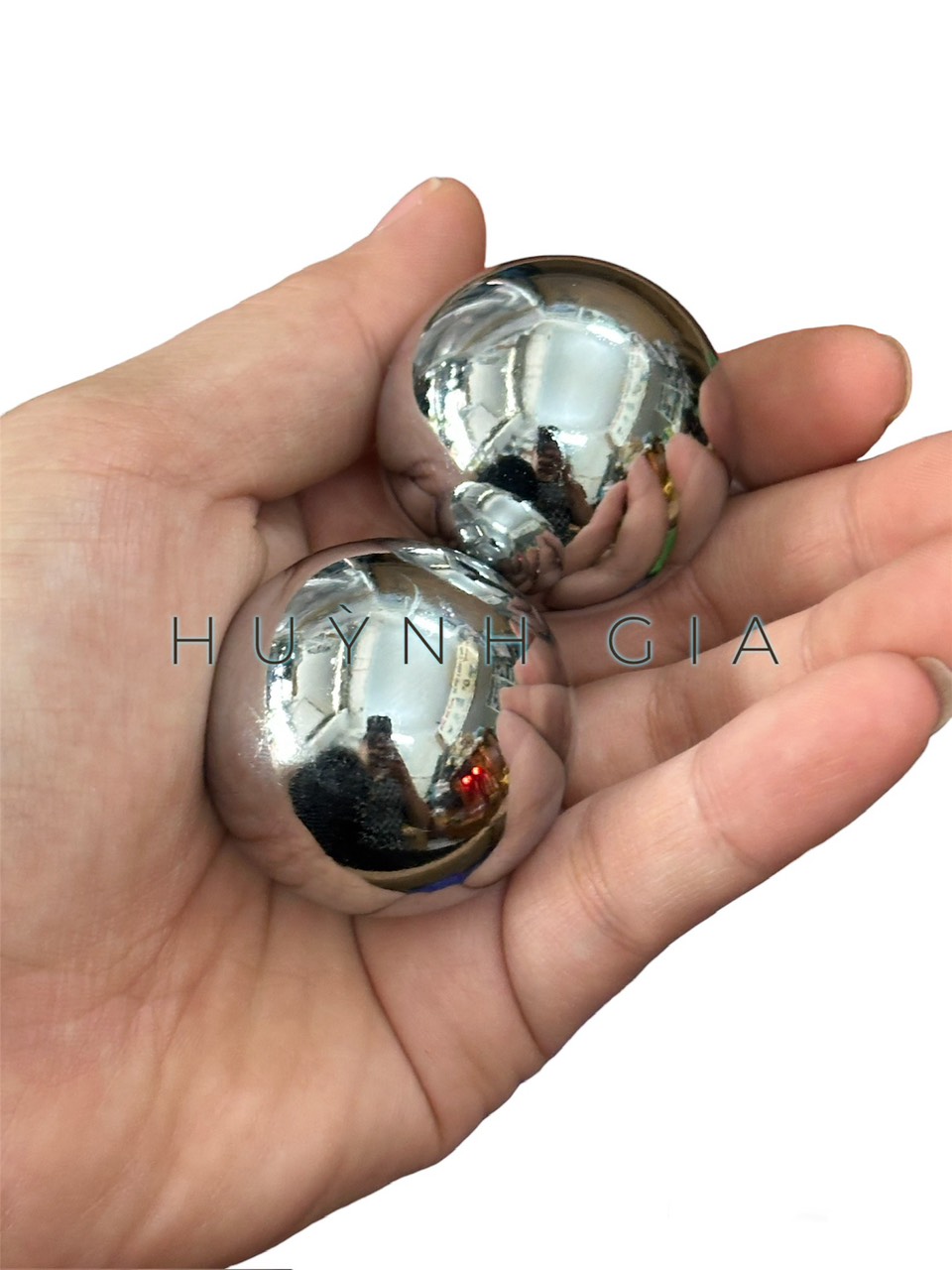 Bi lăn tay inox cỡ trung