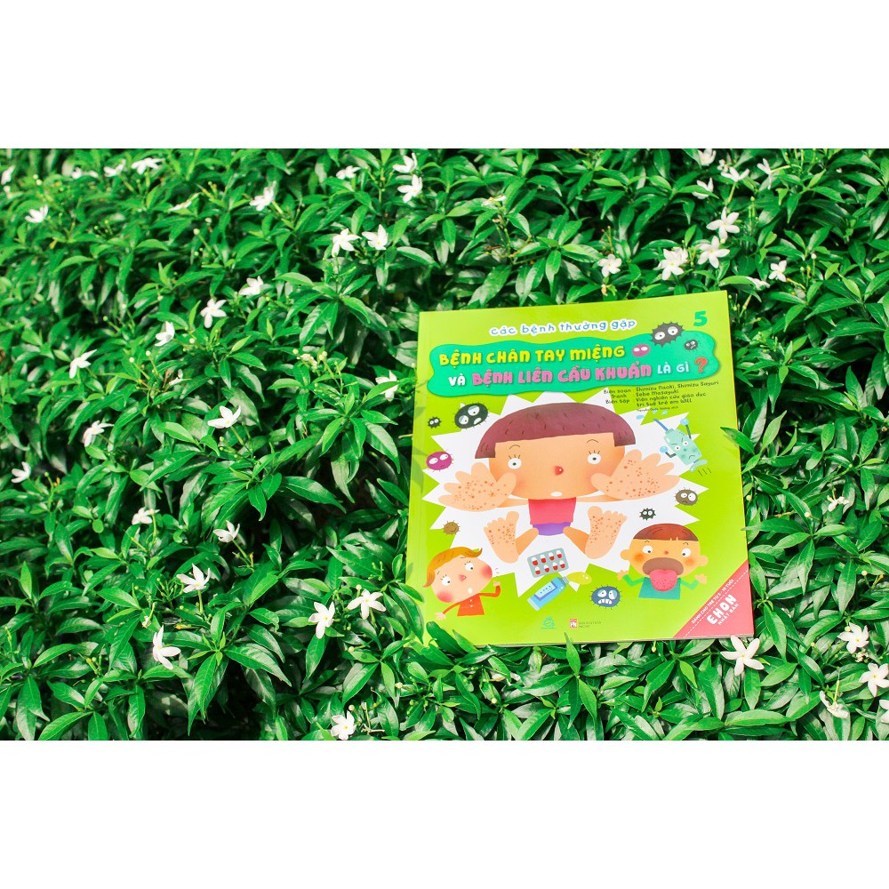 Sách Ehon Nhật Bản Combo Các bệnh thường gặp (5 cuốn)