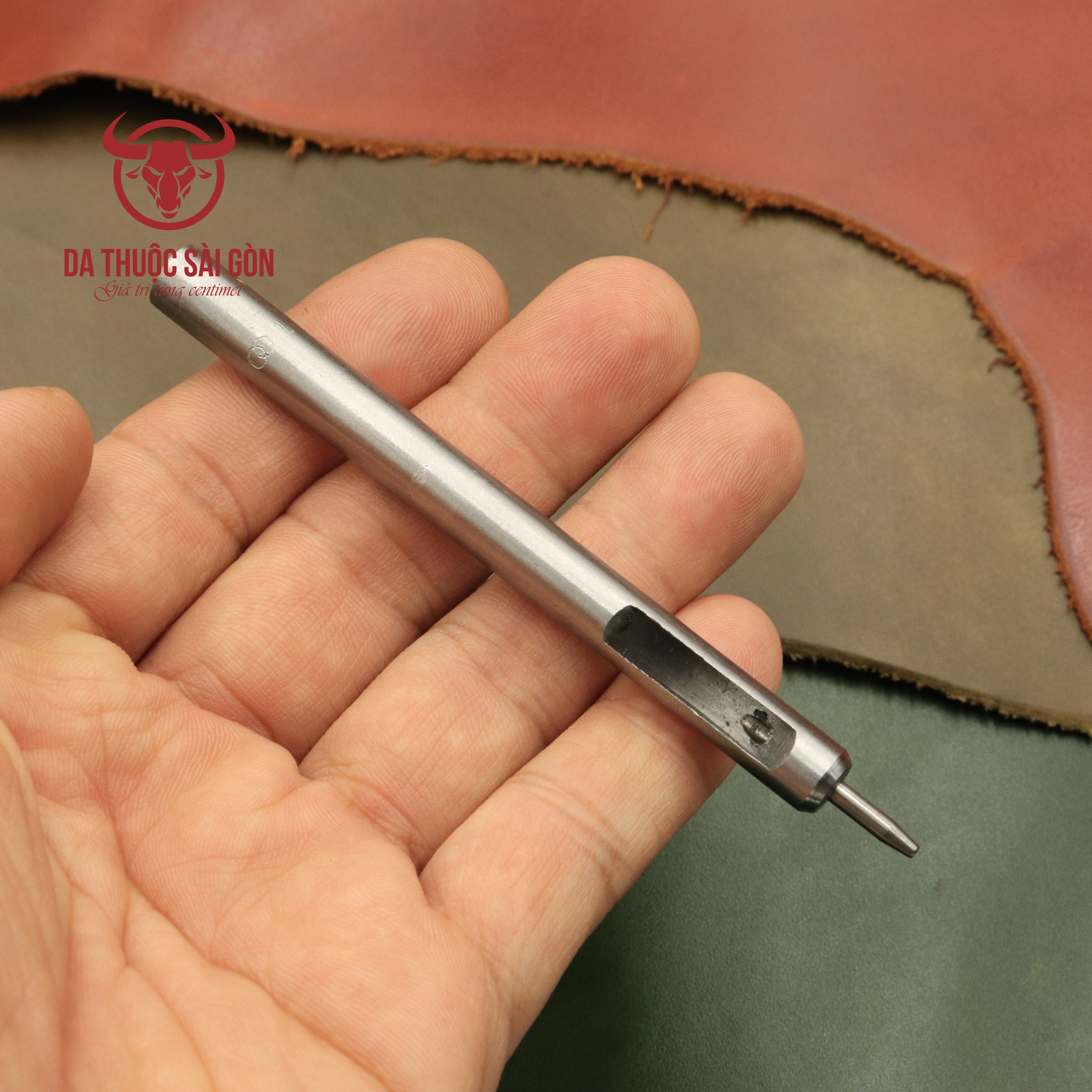 Đục lỗ dây da đồng hồ 1.2mm cao cấp có 38 Size (Từ 1mm đến 38mm) dụng cụ chuyên để làm đồ da thủ công - Da Thuộc Sài Gòn