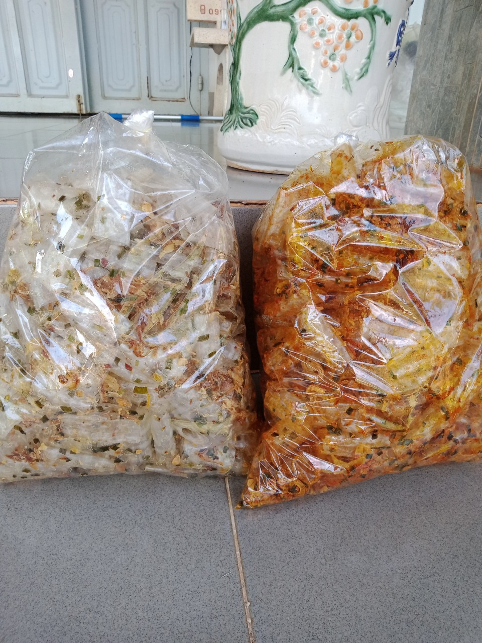 500  Gram  Cuộn Ống Trộn Tôm
