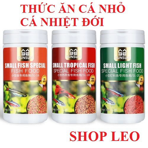 Thức ăn SunSun - thức ăn dinh dưỡng cho cá cảnh- cám cá sunsun - thức ăn cá cảnh - phụ kiện thủy sinh - shopleo