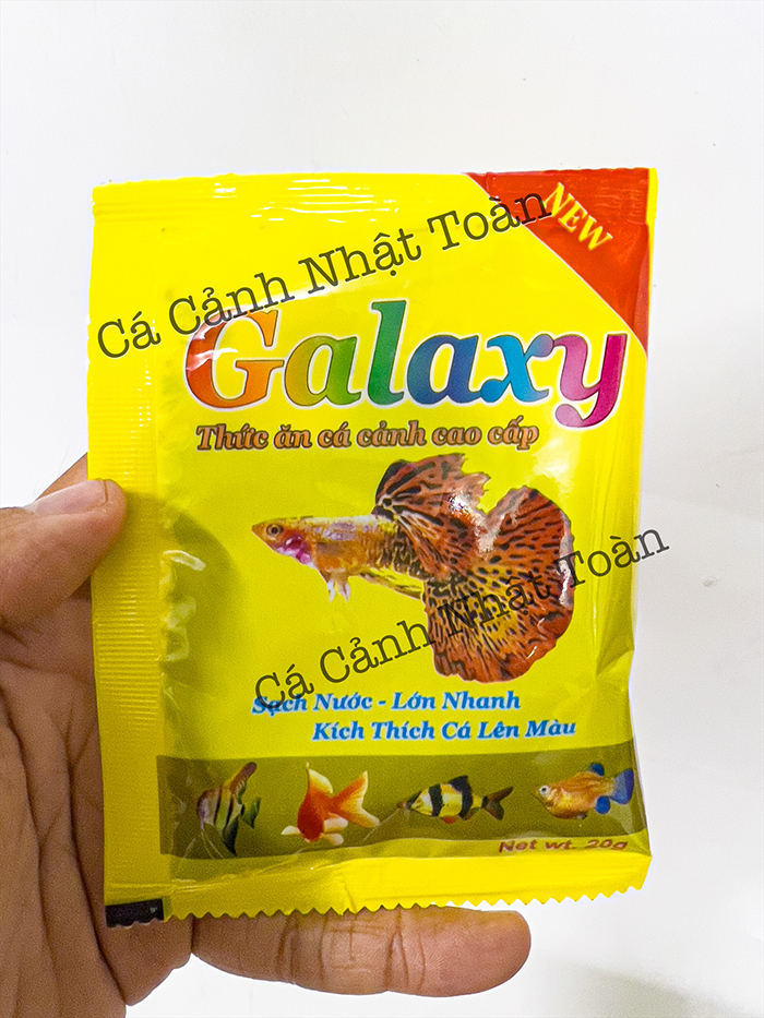 "hoàn tiền đến 10%" thức ăn cao cấp galaxy cao cấp 20g cho cá thủy sinh, betta, guppy