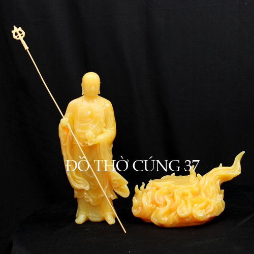 [ Cao 24 cm ] TƯỢNG ĐỊA TẠNG ĐỨNG
