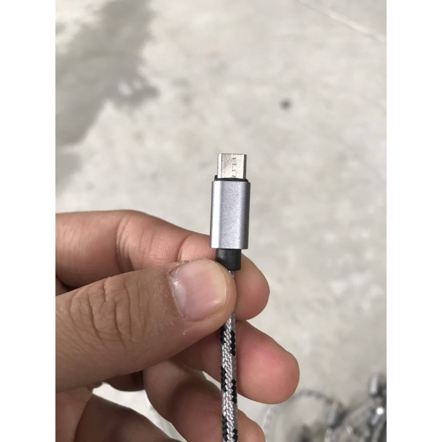 Dây sạc bọc dù 3M, chân sạc Ip, Micro,Type (hàng chuẩn lᴏại 1)