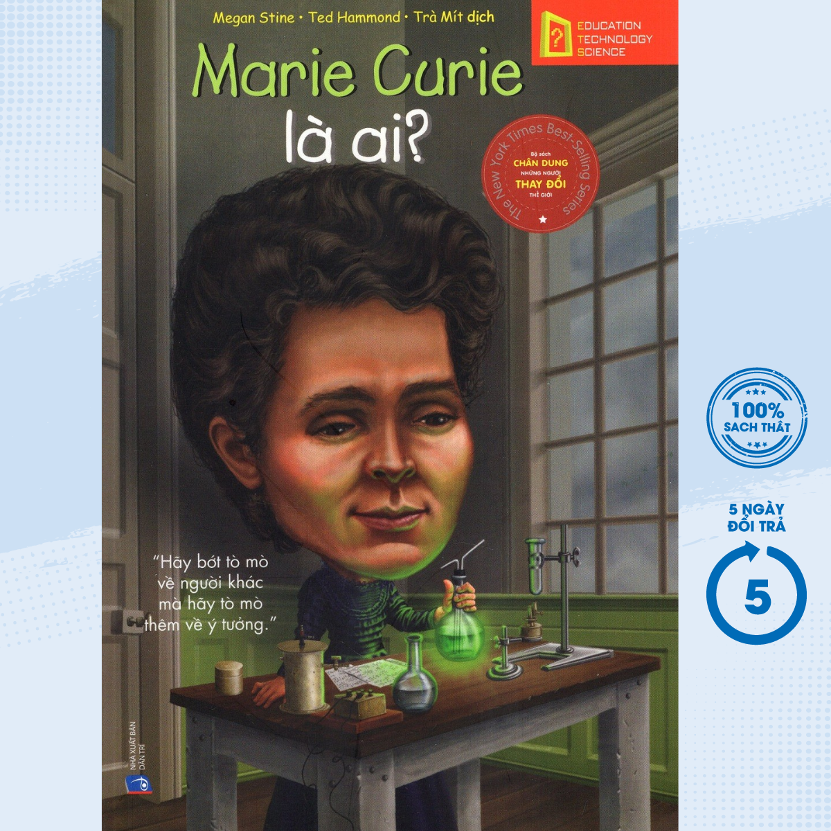 Sách marie curie là ai? - bộ sách chân dung những người thay đổi thế giới - newshop