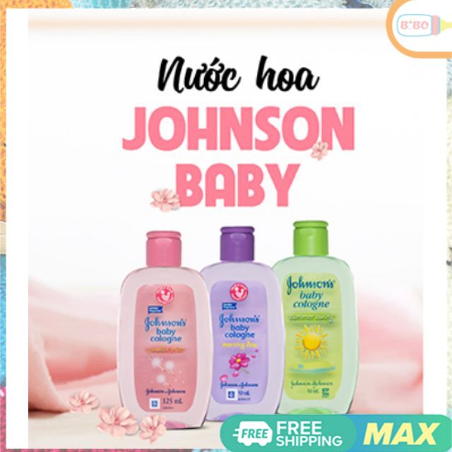 Nước hoa Johnson baby 125ml - nước hoa 50 ml