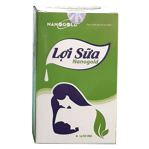 Lợi sữa Nanogold - Hỗ trợ giúp lợi sữa, hạn chế tắc tia sữa