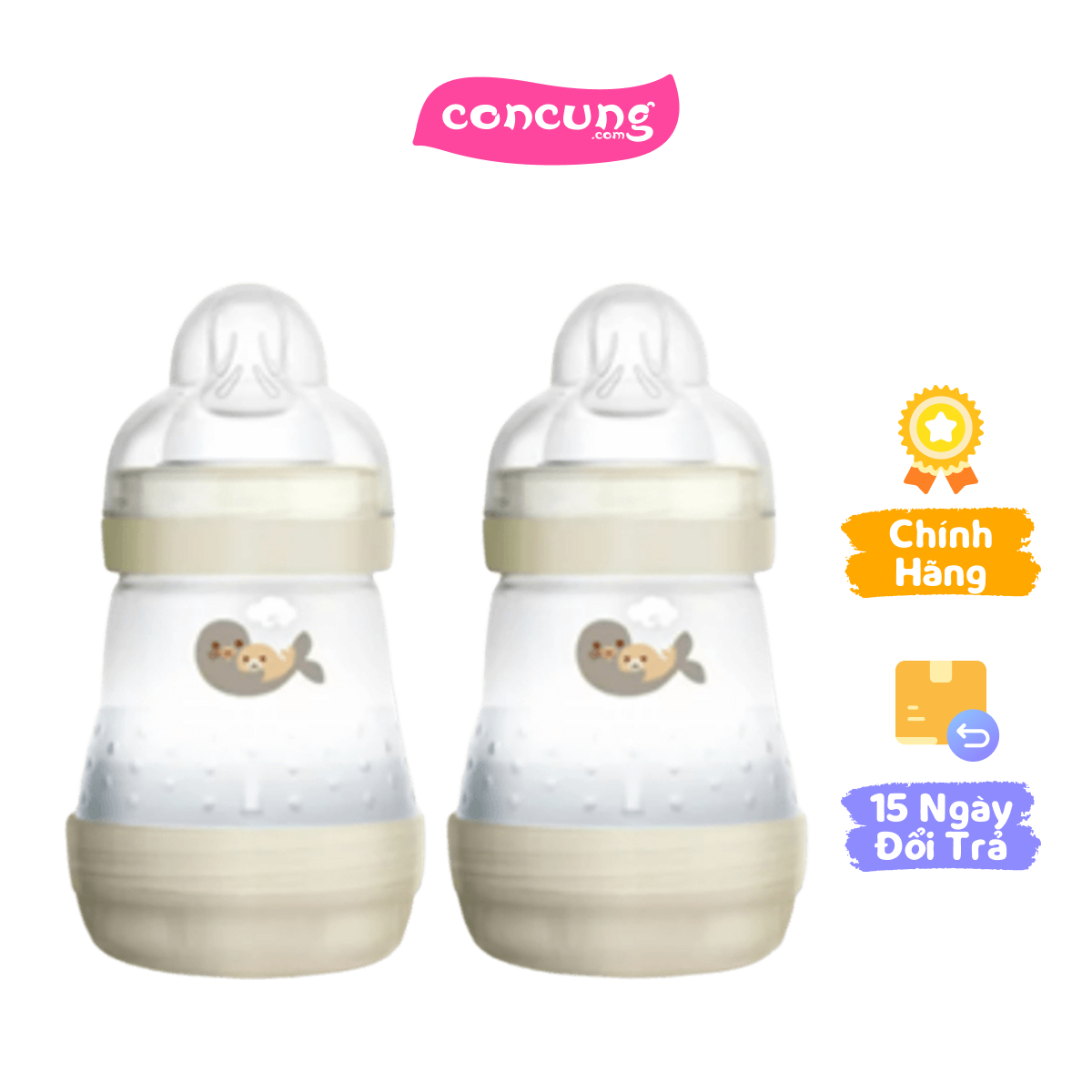Combo 2 Bình sữa Mam Easy Start Anticolic 160ml