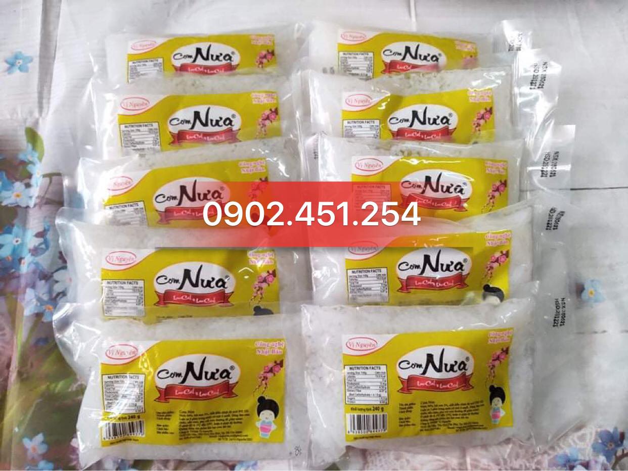 HCM -  5 Gói Cơm Nưa Vị Nguyên ăn kiêng DAS Keto 240g