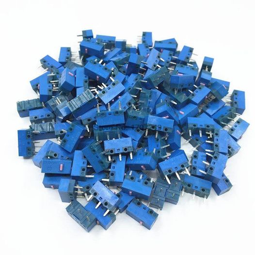 Nút Click Chuột, Switch Chuột Huano 80M (80 triệu lần bấm) Blue Pink Dot