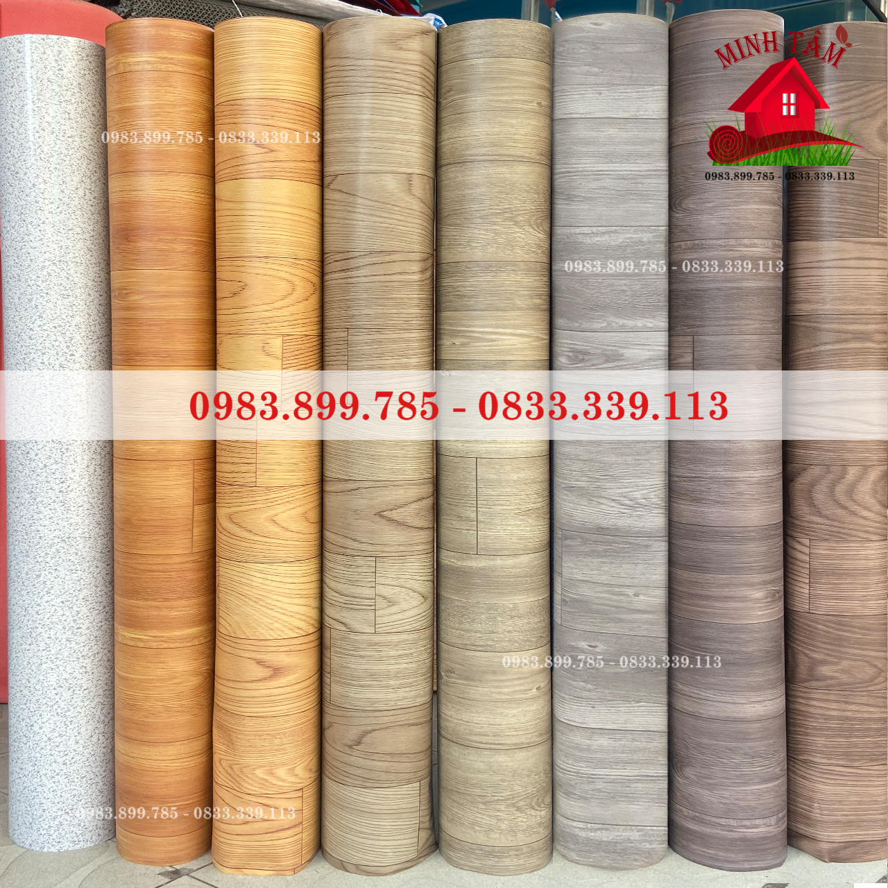 [HCM] [1mx1m] [THẢM SIMILI] THẢM NHỰA TRẢI SÀN VÂN GỖ DÀY 0.5MM
