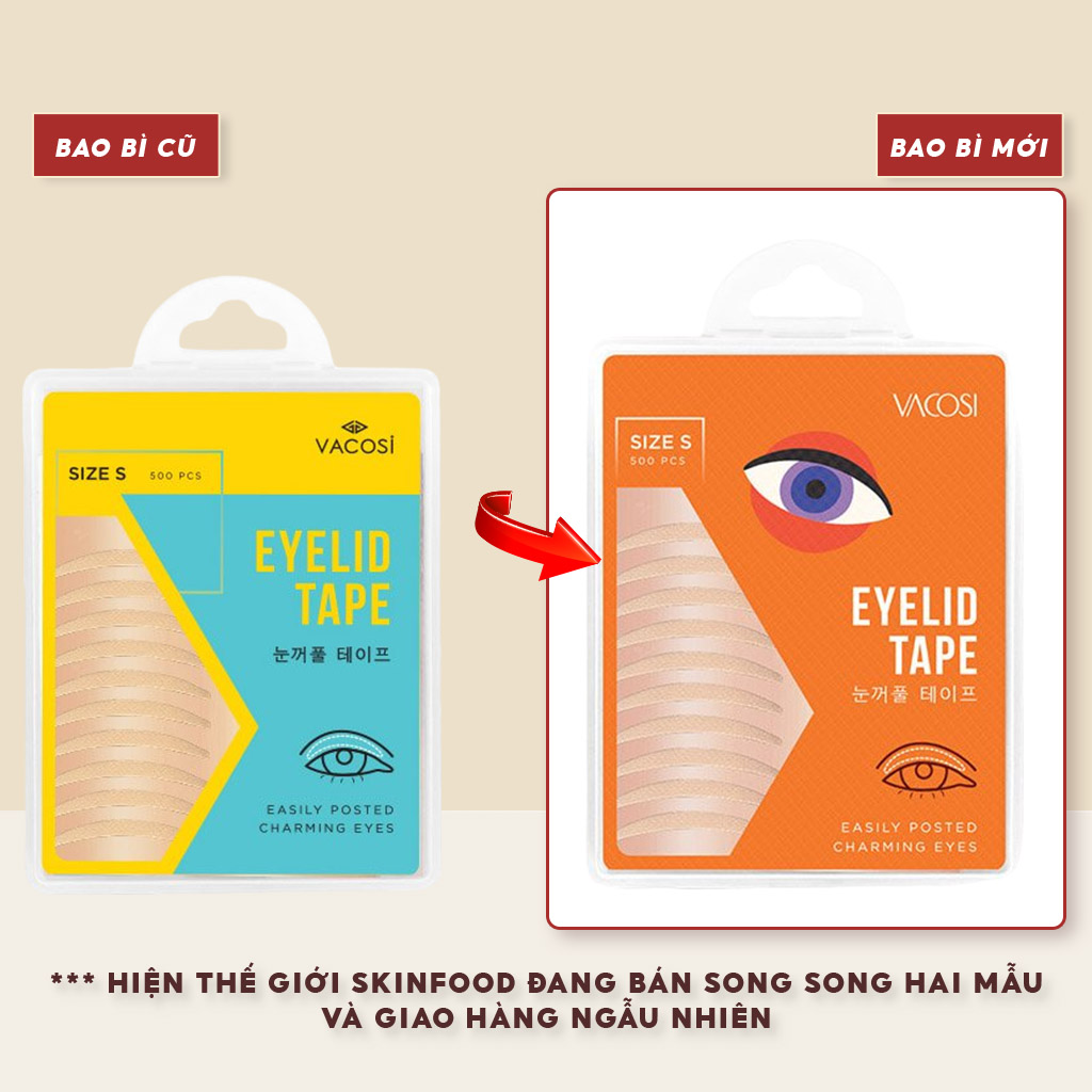 Miếng Dán Mí Vacosi Eyelid Tape - Size S - VM11